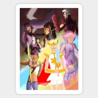 She ra and her friends poster Sticker